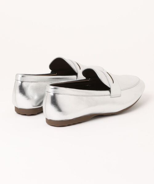 「wee9s」 フラットパンプス 26cm シルバー レディース_画像3