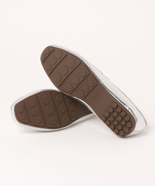 「wee9s」 フラットパンプス 26cm シルバー レディース_画像4