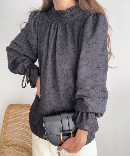 「FILLOU」 長袖ブラウス LARGE クリーム レディース_画像7