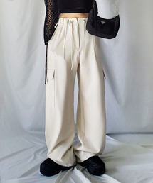 「me+em select」 カーゴパンツ X-LARGE チャコール レディースの画像3