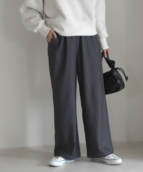 「fredy emue」 イージーパンツ 38 ブラック系その他 レディース_画像5