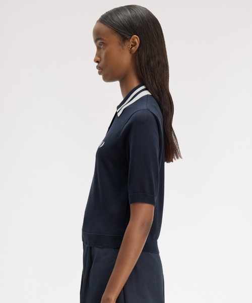 ポロシャツ ポロ Bold Twin Tipped Knitted Shirt／ボールドツインティップニットポロシャツ レディースの画像