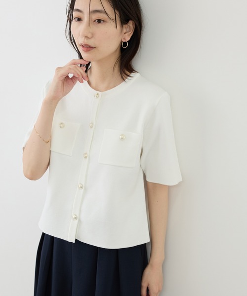ROPE' PICNIC（ロペ ピクニック） カーディガン 半袖 入学式
