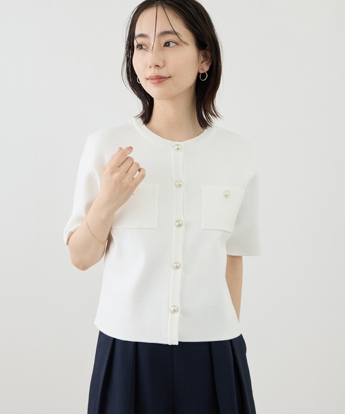 ROPE' PICNIC（ロペ ピクニック） カーディガン 半袖 入学式