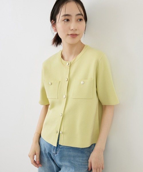 ROPE' PICNIC（ロペ ピクニック） カーディガン 半袖 入学式