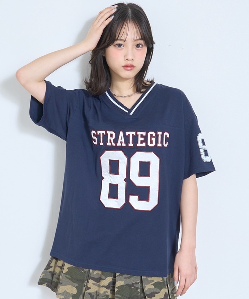 LOVETOXIC tシャツ 「LTXC/綿100%」ナンバーアップリケ半袖T キッズ