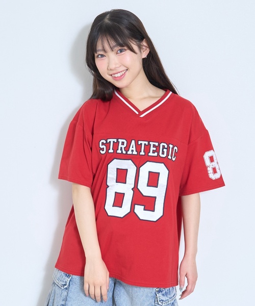 LOVETOXIC tシャツ 「LTXC/綿100%」ナンバーアップリケ半袖T キッズ