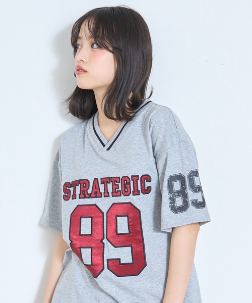 【ルミロン様(⁠•⁠ө⁠•⁠)⁠♡】 LOVETOXIC tシャツ 「LTXC/綿100%」ナンバーアップリケ半袖T キッズ