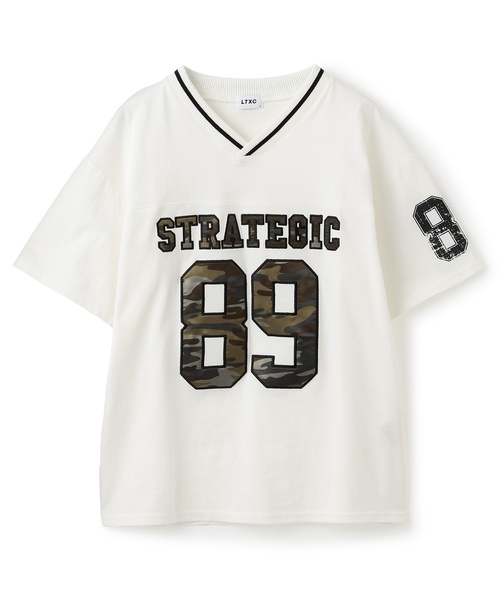 LOVETOXIC tシャツ 「LTXC/綿100%」ナンバーアップリケ半袖T キッズ