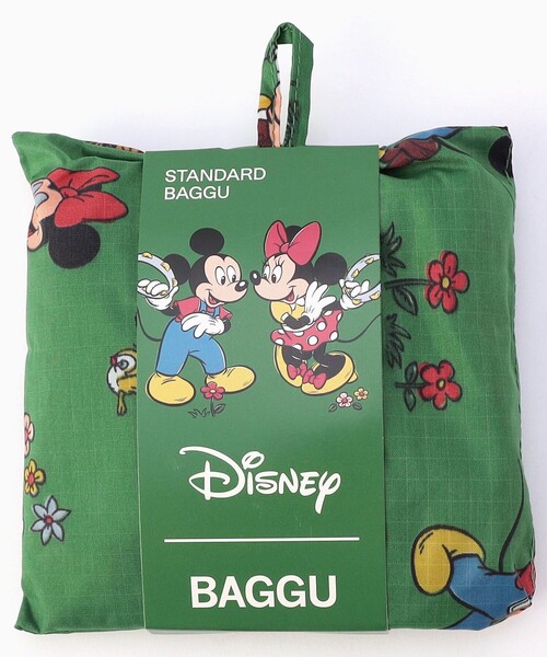   ジョングク トートバッグ ポスタ(緑) BAGGU（バグゥ） トートバッグ STANDARD BAGGU x DISNEY メンズ