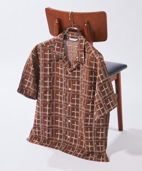 JOURNAL STANDARD（ジャーナルスタンダード） シャツ 半袖 クロス エン