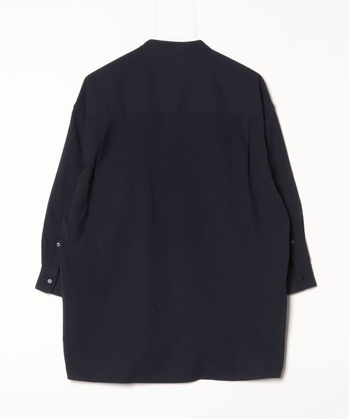 「B:MING by BEAMS」 7分袖シャツ SMALL ネイビー メンズ_画像2