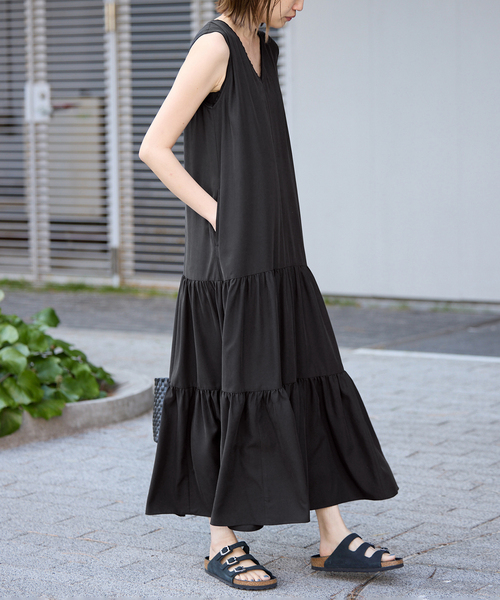 SLOBE IENA（スローブイエナ） ワンピース 「WEB限定」ティアード