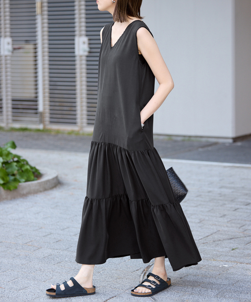 SLOBE IENA（スローブイエナ） ワンピース 「WEB限定」ティアード