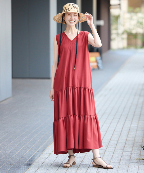 SLOBE IENA（スローブイエナ） ワンピース 「WEB限定」ティアード