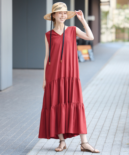 SLOBE IENA（スローブイエナ） ワンピース 「WEB限定」ティアード