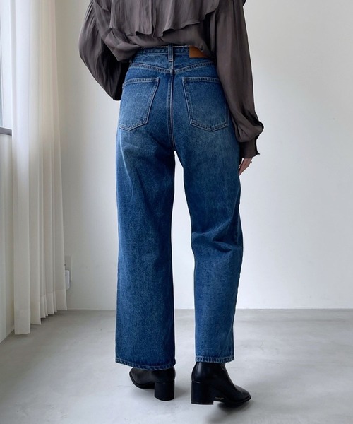 「Heather」 デニムパンツ S ネイビー レディース_画像9