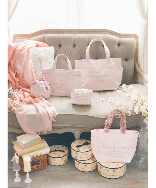 「Maison de FLEUR」 トートバッグ FREE ピンク レディース_画像8