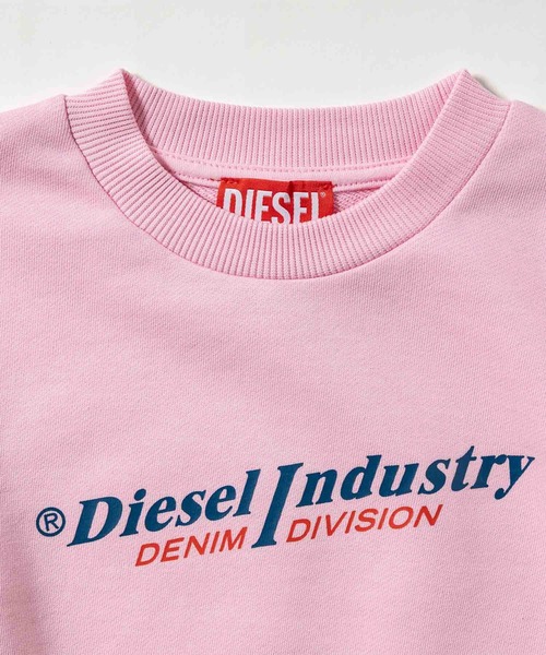 「DIESEL KIDS」 「KIDS」スウェットカットソー 14Y ライトピンク キッズ_画像5