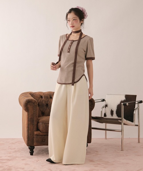 loin nuit tシャツ 半袖 henley short sleeve tops / ヘンリーショート