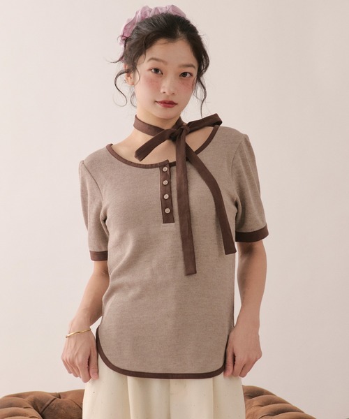 loin nuit tシャツ 半袖 henley short sleeve tops / ヘンリーショート