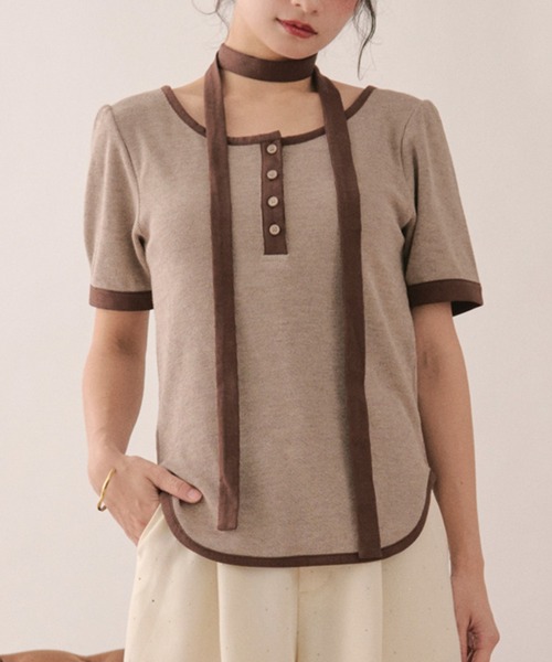 loin nuit tシャツ 半袖 henley short sleeve tops / ヘンリーショート