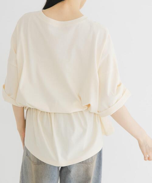 tシャツ オーバーサイズプリントTEE レディースの画像