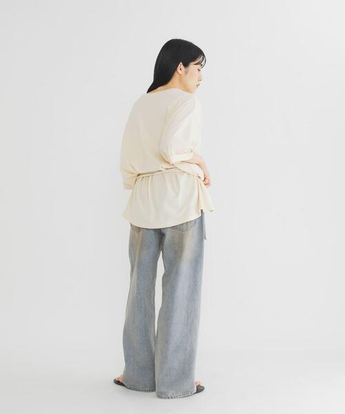 tシャツ オーバーサイズプリントTEE レディースの画像