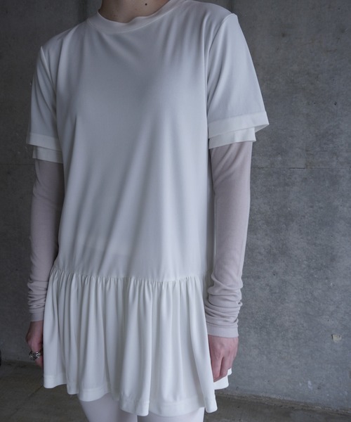 「G.V.G.V.」 半袖カットソー ONE SIZE ブラック レディース_画像7