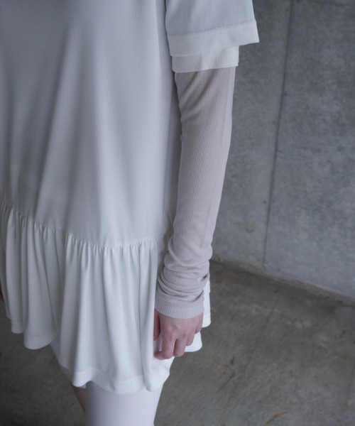 「G.V.G.V.」 半袖カットソー ONE SIZE ブラック レディース_画像8