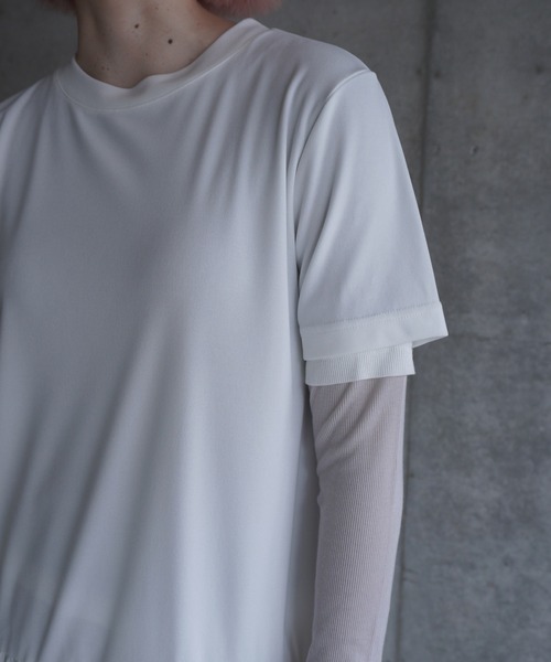 「G.V.G.V.」 半袖カットソー ONE SIZE ブラック レディース_画像9