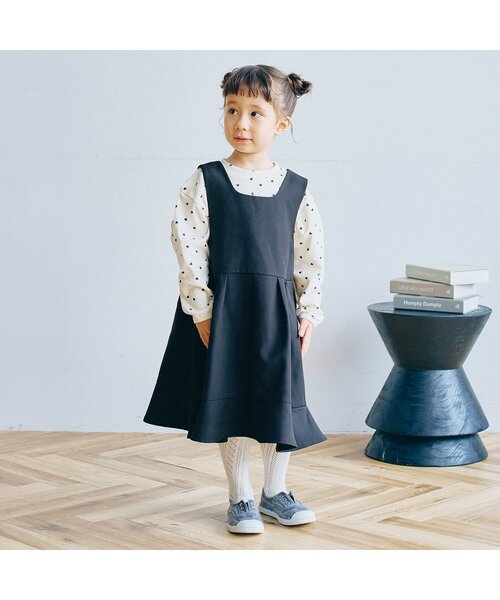 「p.premier」 「KIDS」ノースリーブワンピース 100 ブラック キッズ_画像6