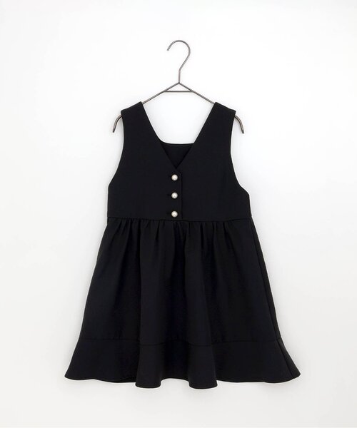 「p.premier」 「KIDS」ノースリーブワンピース 100 ブラック キッズ_画像8