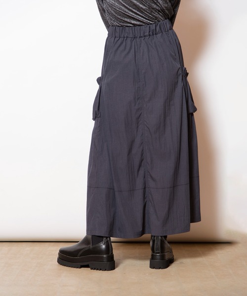 「OSMOSIS」 「loaf」フレアスカート ONE SIZE ブラック レディース_画像5