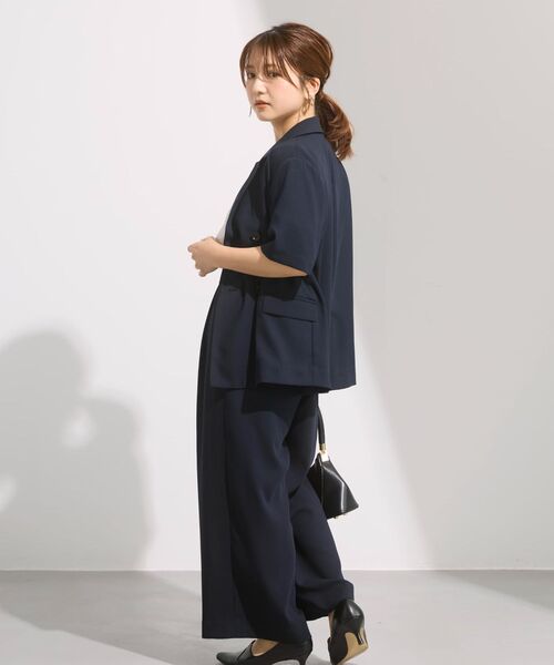 COHINA（コヒナ） ワイドパンツ スラックス パンツ 「接触冷感」とろみ