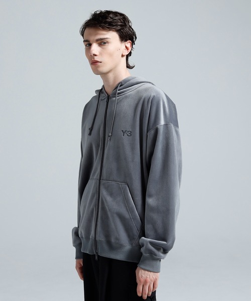 Y-3 パーカー VELVET CORDUROY ZIP HOODIE メンズ レディース