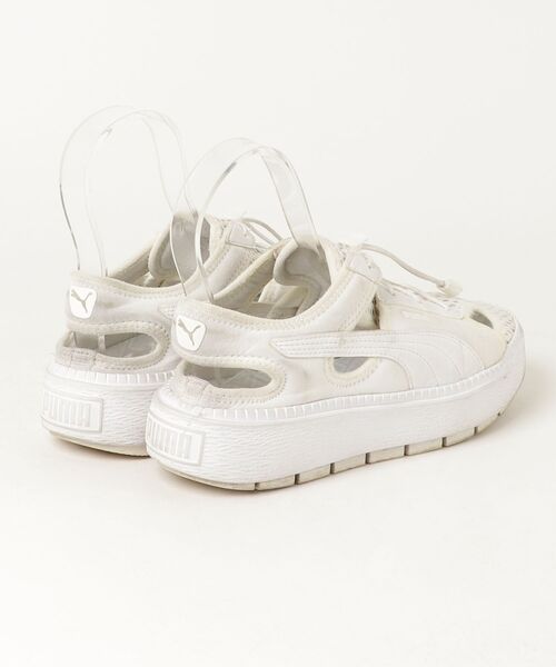 「PUMA」 シューズ 24cm ホワイト レディース_画像2