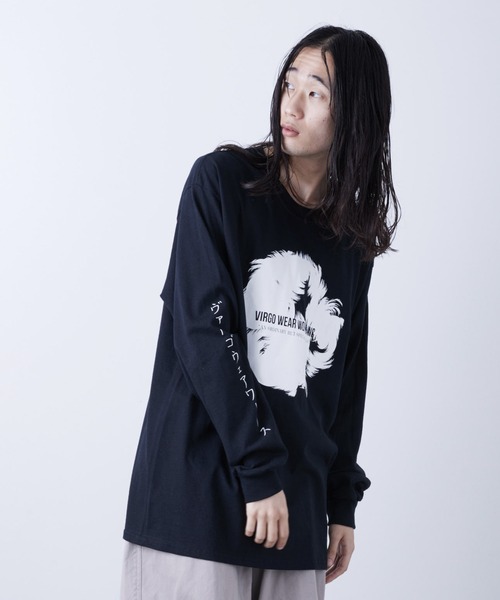 「VIRGOwearworks」 長袖Tシャツ 5 ホワイト メンズ_画像3