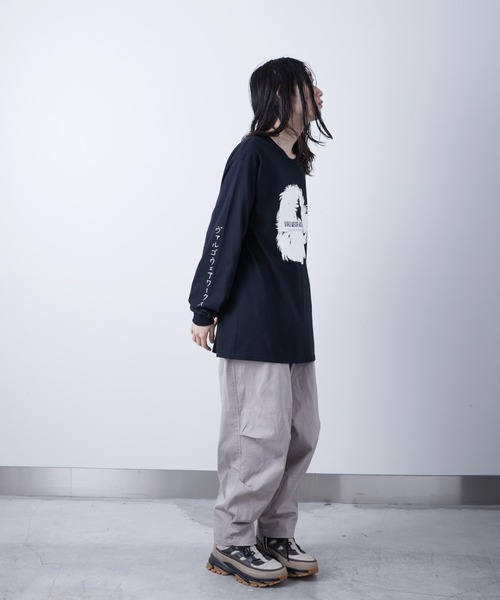 「VIRGOwearworks」 長袖Tシャツ 5 ホワイト メンズ_画像4