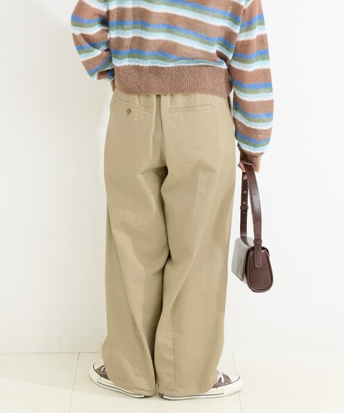 「B.C STOCK」 「Simplicite」チノパンツ SMALL ベージュ レディース_画像7