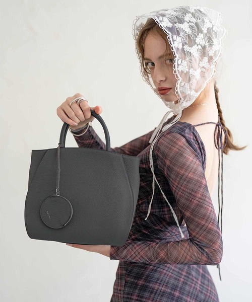 【即発送】HAYNI ハンドバッグ 　2wayバッグ　美品 HAYNI」 2WAYバッグ FREE グレー レディース : ZOZOTOWN Yahoo!店