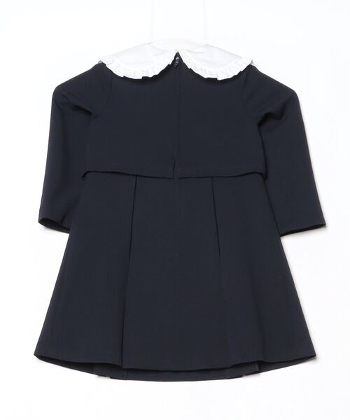 「B:MING by BEAMS」 「KIDS」長袖ワンピース 120 ネイビー キッズ_画像2
