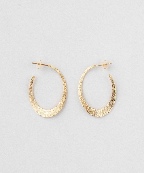 いいね！30個記念！週末限定お値下げします【美品】ete ピアス　イエロゴールド ピアス K18イエローゴールド (地金)(月/ムーン)[6252300108