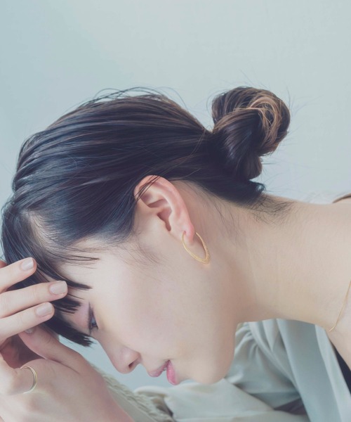 クラフト オーバル ピアス（871459） ｜ women（ウィメンズ