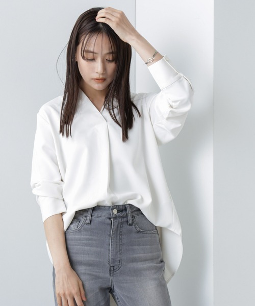 ブラウス シャツ sheer game shirt レディース FRAMeWORK シャツ ブラウス GREYCHORD/グレーコード SANDY