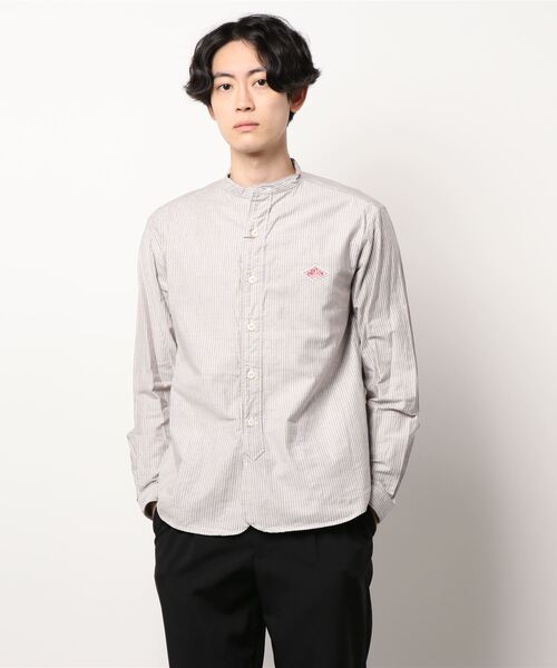 HOT人気 シャツ ブラウス 長袖バンドカラーシャツ TRD MEN ZOZOTOWN PayPayモール店 - 通販 - PayPayモール 得価日本製