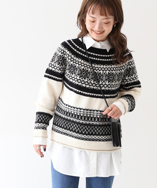 最新品低価 ニット ノルディックラメプルオーバー◆ ZOZOTOWN PayPayモール店 - 通販 - PayPayモール 在庫新作