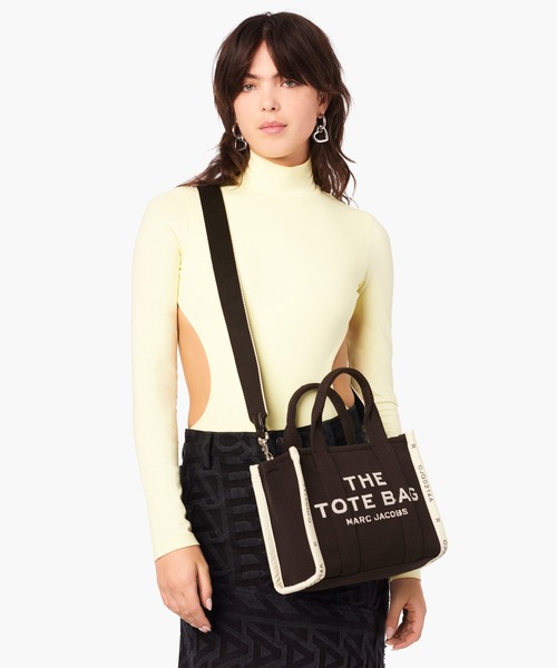 【新品未使用 】マークジェイコブスジャガードスモールTOTE BAGトートバッグ MARC JACOBS トートバッグ THE JACQUARD SMALL TOTE BAG/ザ