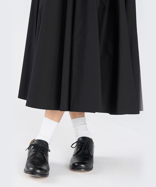 定番agnès b. FEMME UBL1 JUPE スカート　38 agnes b.（アニエスベー） スカート コットン ポプリン フレア
