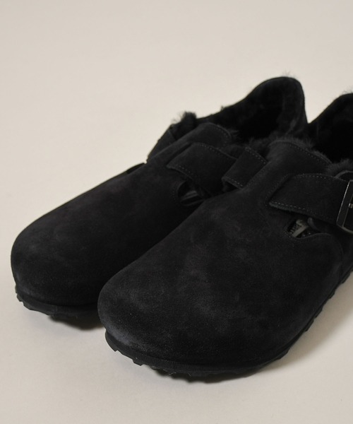 選ぶなら BIRKENSTOCK メンズ Shearling 「BIRKENSTOCK」London サンダル 靴